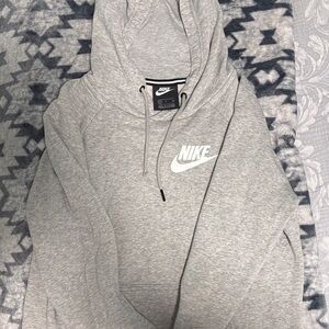 Nike Heather Gray Pullover Hoodie